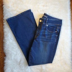 American Eagle Kick Boot jeans womens 12 short petite